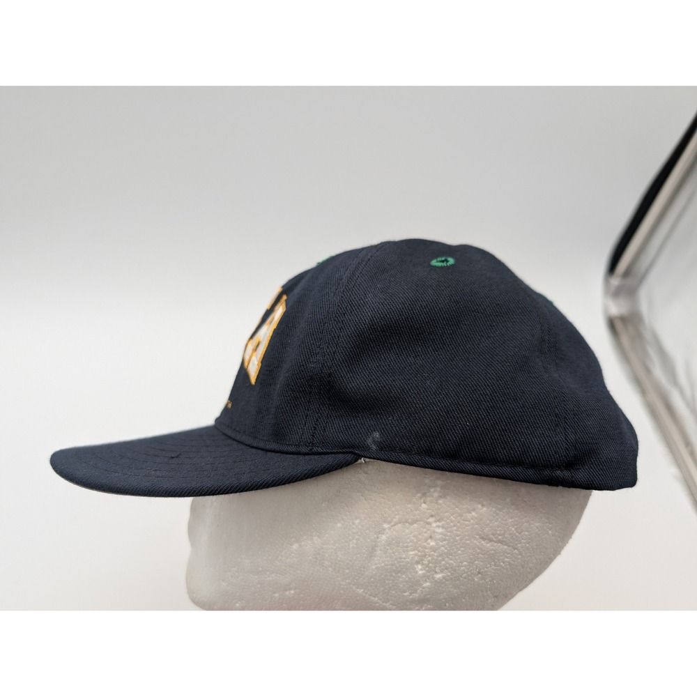 Vintage Notre Dame Fighting Irish Snapback Hat Pro-Line Navy Blue Gene USA Made - Picture 3 of 8